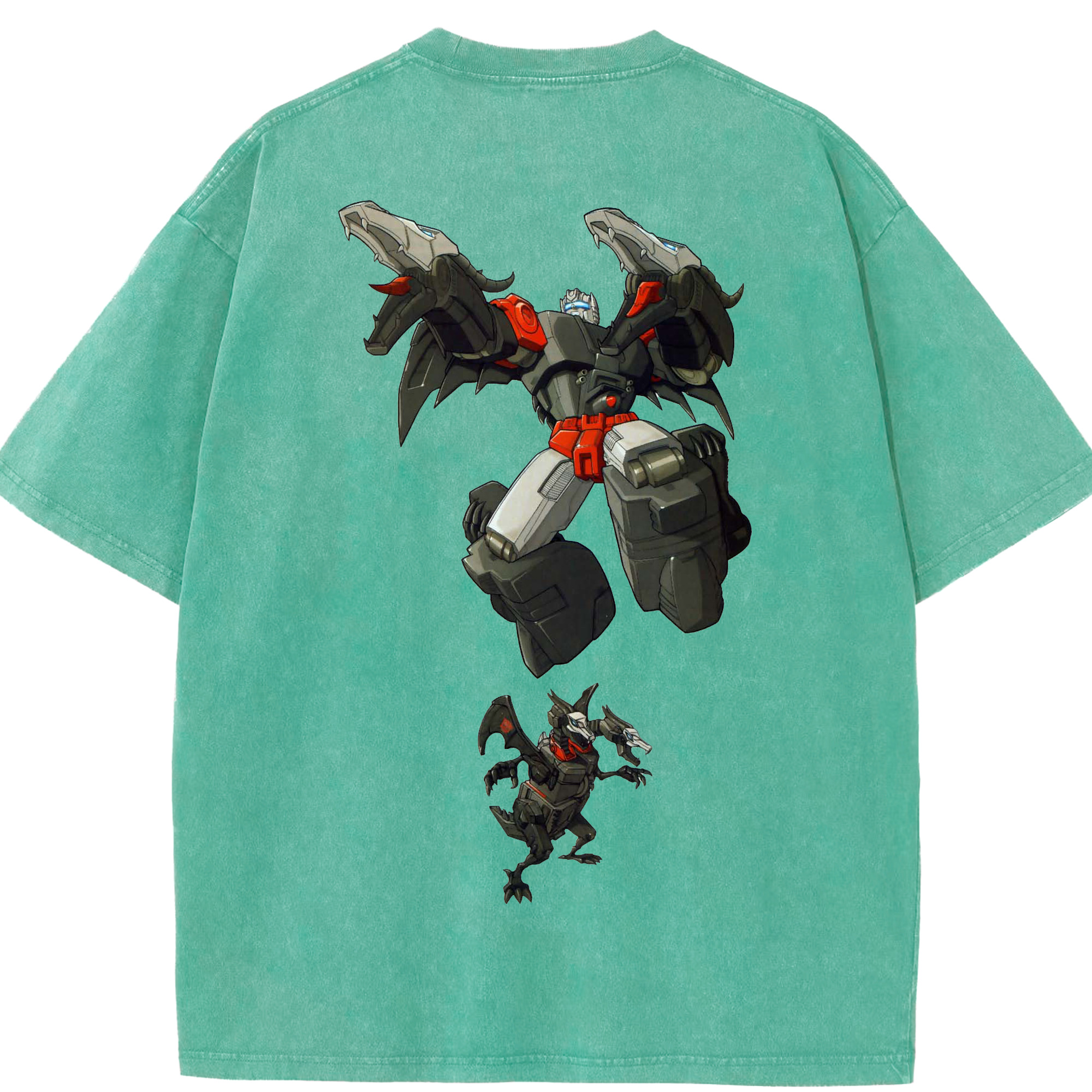 （画像用）  綿100% ヴィンテージ風 半袖Tシャツ（背面プリント）